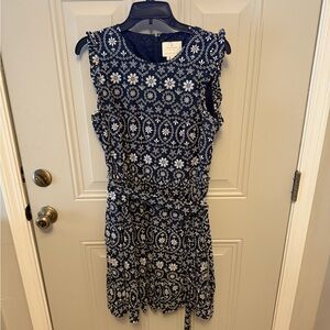 KATE SPADE Elegant Navy Floral Dress